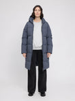 Basic Mid Length Puffer Jacket (Damen)  night flight | MAZINE