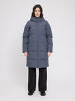 Basic Mid Length Puffer Jacket (Damen)  night flight | MAZINE