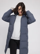 Basic Mid Length Puffer Jacket (Damen)  night flight | MAZINE