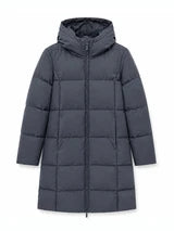 Basic Mid Length Puffer Jacket (Damen)  night flight | MAZINE