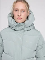 Waves Quilt Short Puffer Jacket ice green | MAZINE