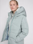 Waves Quilt Short Puffer Jacket ice green | MAZINE