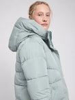 Waves Quilt Short Puffer Jacket ice green | MAZINE