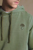 Hoodie Aroes Pigment Oak Green | trendsplant