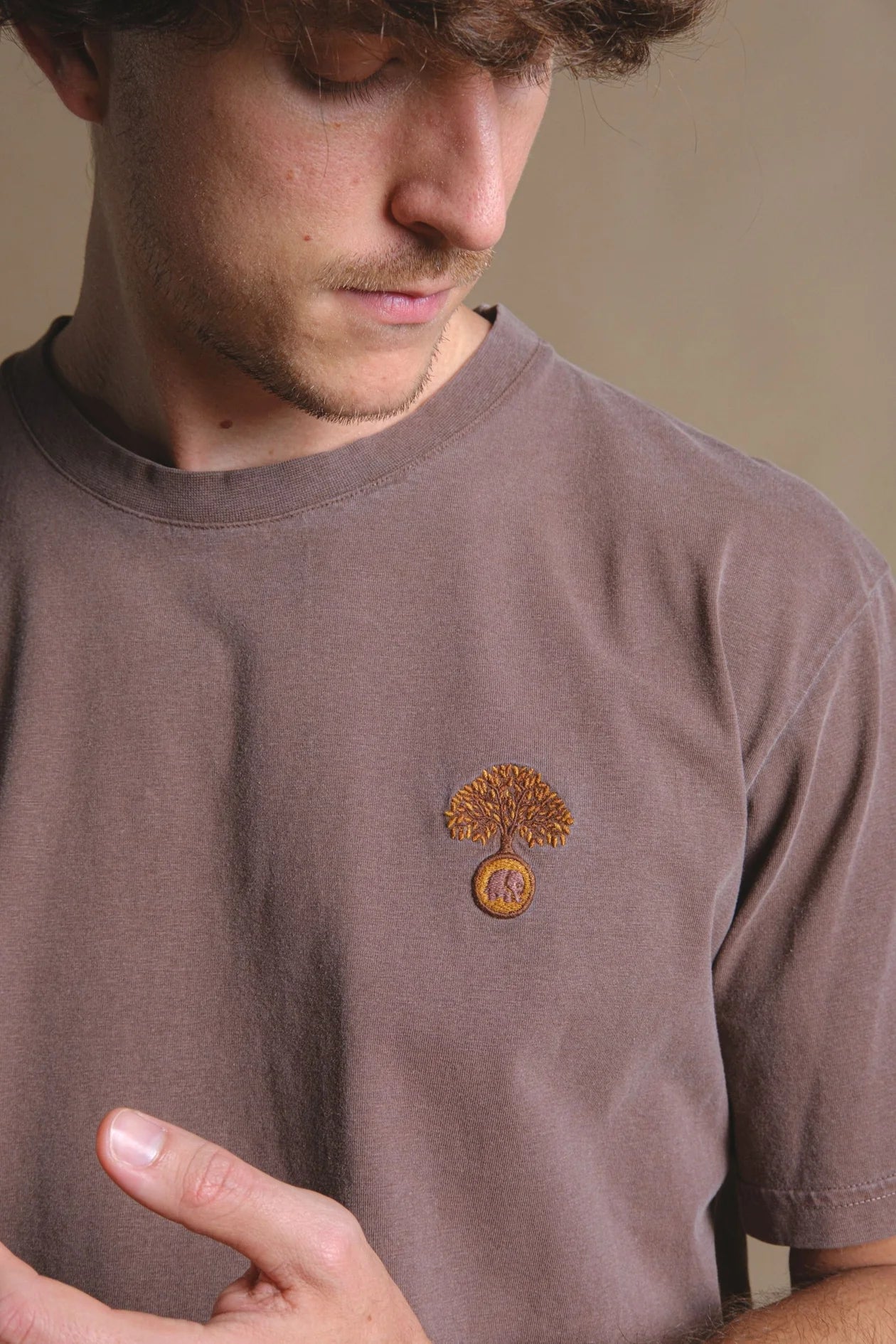 T-Shirt Fafe Pigment Chestnut | trendsplant