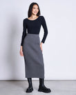 EBBA knit skirt dark grey | Jan ´n June