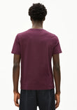 T-Shirt JAAMES dark cranberry  | ARMEDANGELS