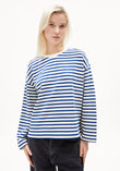 FRANKAA MAARLEN STRIPE undyed-dynamo blue | ARMEDANGELS