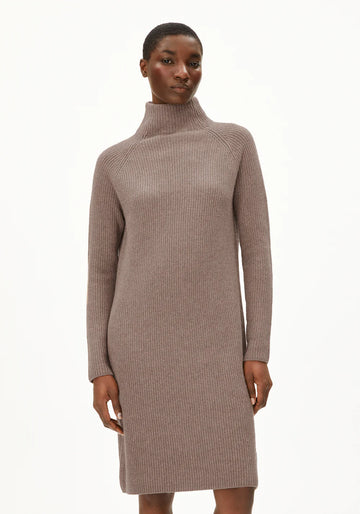 Strickkleid MILLAANA cinnamon dust melange | ARMEDANGELS