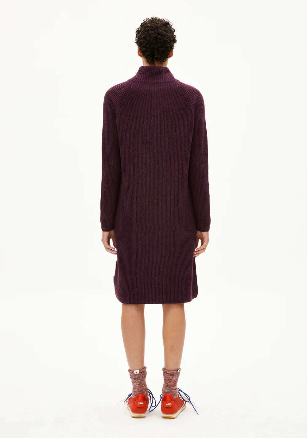 Strickkleid MILLAANA dark cranberry | ARMEDANGELS