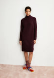 Strickkleid MILLAANA dark cranberry | ARMEDANGELS