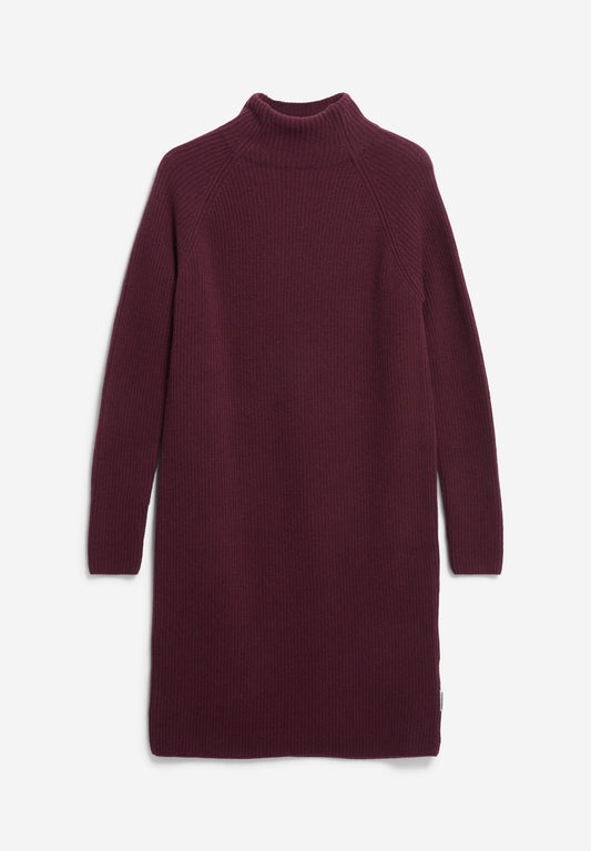 Strickkleid MILLAANA dark cranberry | ARMEDANGELS