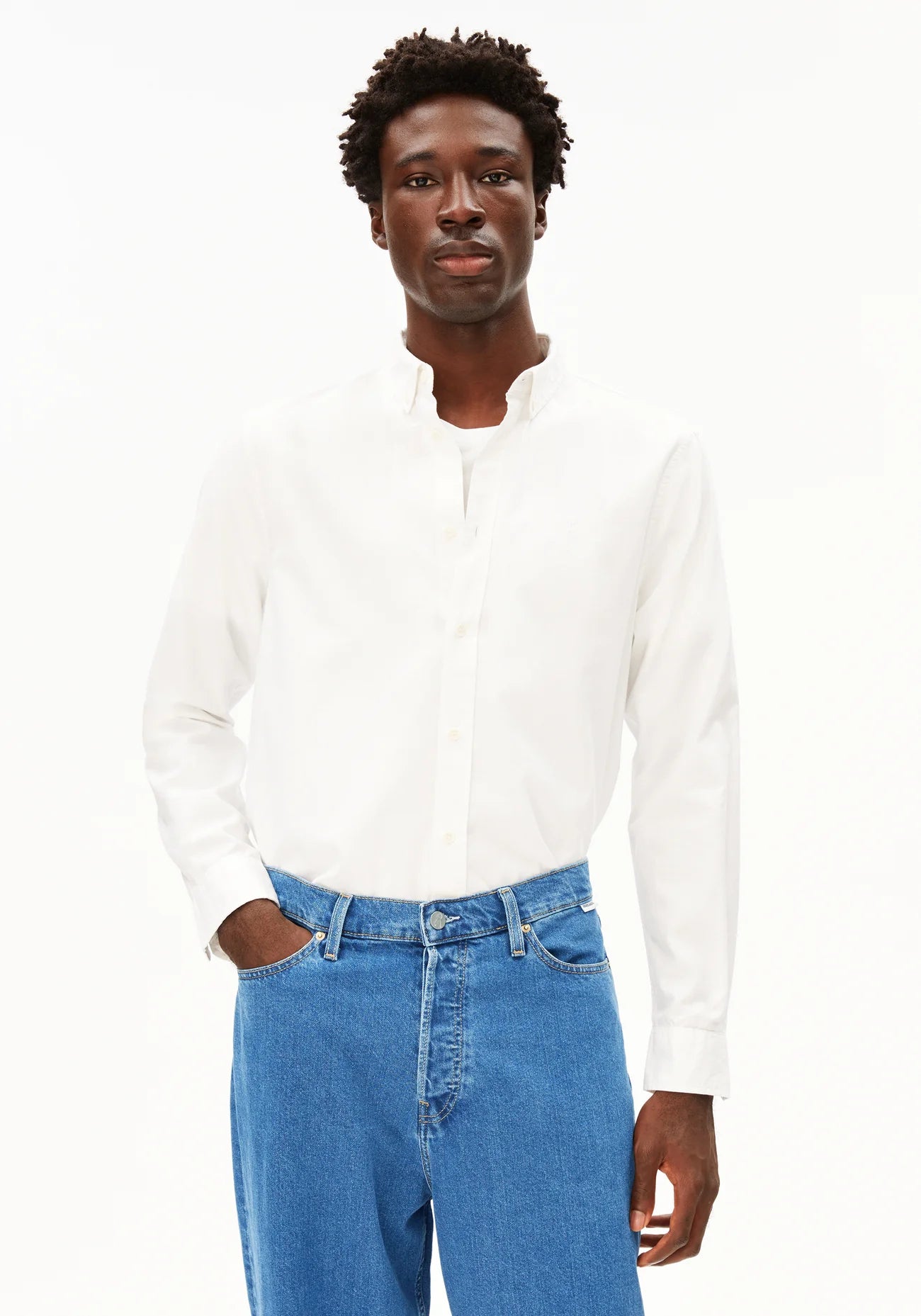 Hemd QUAASA white | ARMEDANGELS