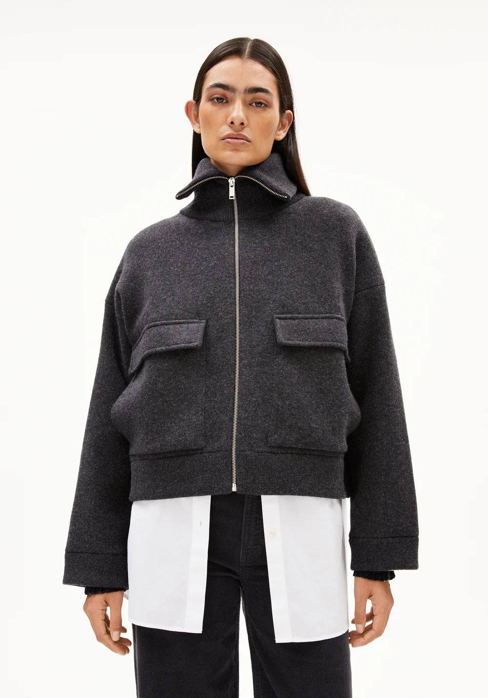 Jacke JOANNIAS steel melange | ARMEDANGELS