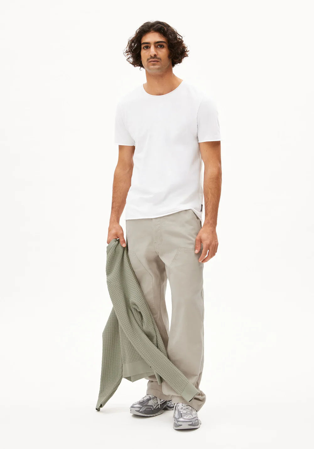 T-Shirt JAAMES BRUSHED white | ARMEDANGELS