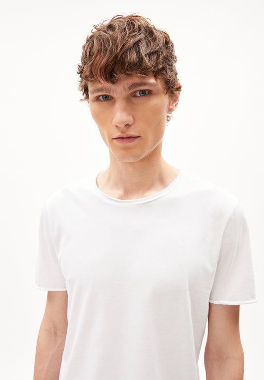 T-Shirt AAMON BRUSHED white | ARMEDANGELS