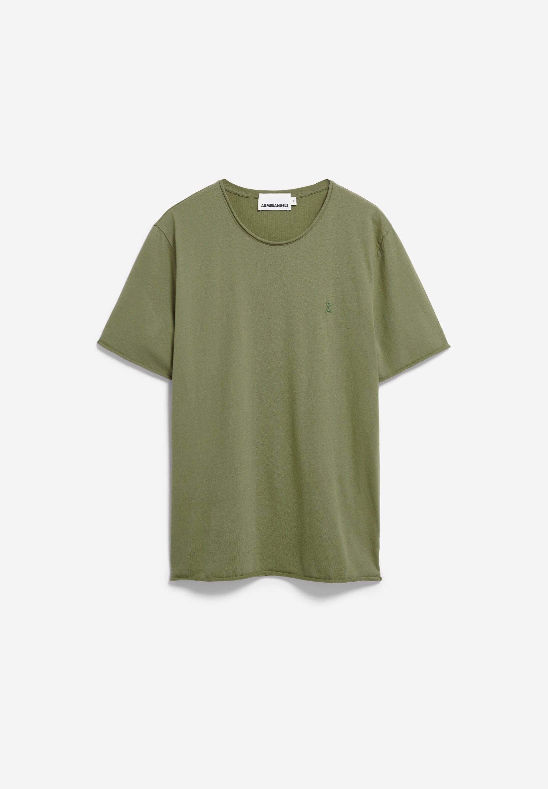 T-Shirt JAAMES BRUSHED fatigue green | ARMEDANGELS