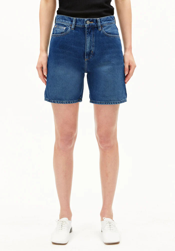 Shorts SHEAARI DENIM SHORT wavy blue | ARMEDANGELS