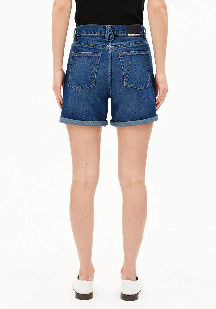 Shorts SHEAARI DENIM SHORT wavy blue | ARMEDANGELS