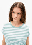 T-Shirt IDAARA STRIPES white-foam | ARMEDANGELS