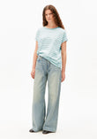 T-Shirt IDAARA STRIPES white-foam | ARMEDANGELS