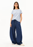 IDAARA STRIPE T-SHIRT white-soft blue | ARMEDANGELS