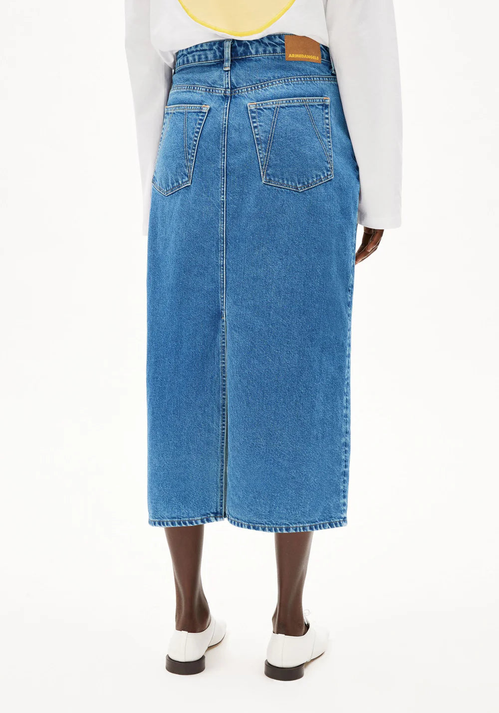 Rock KAALYKE DENIM MIDI SKIRT daydream | ARMEDANGELS