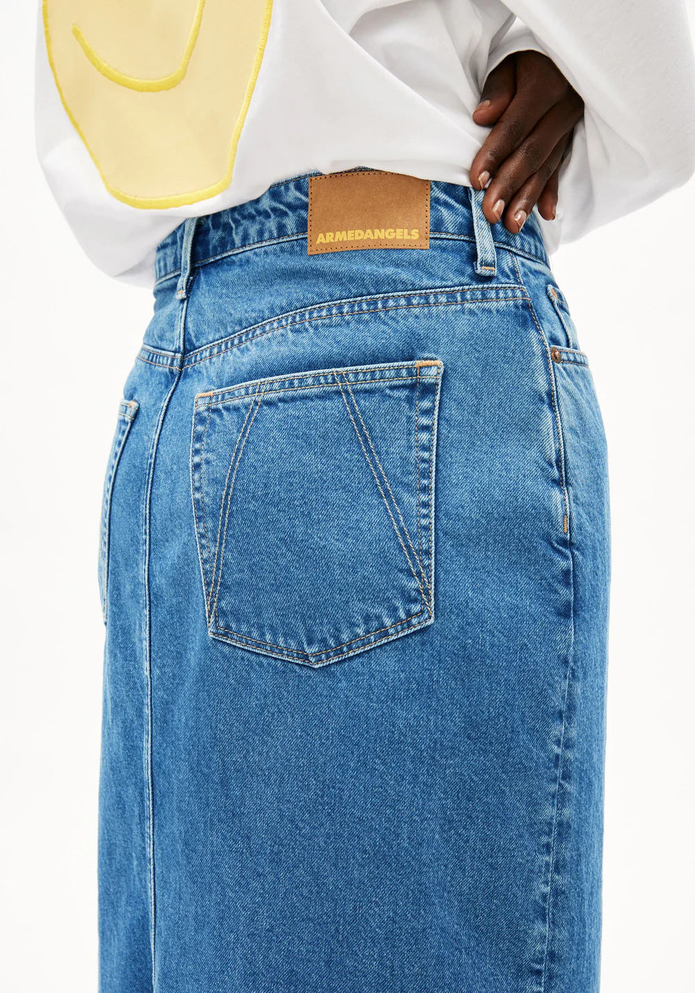 Rock KAALYKE DENIM MIDI SKIRT daydream | ARMEDANGELS