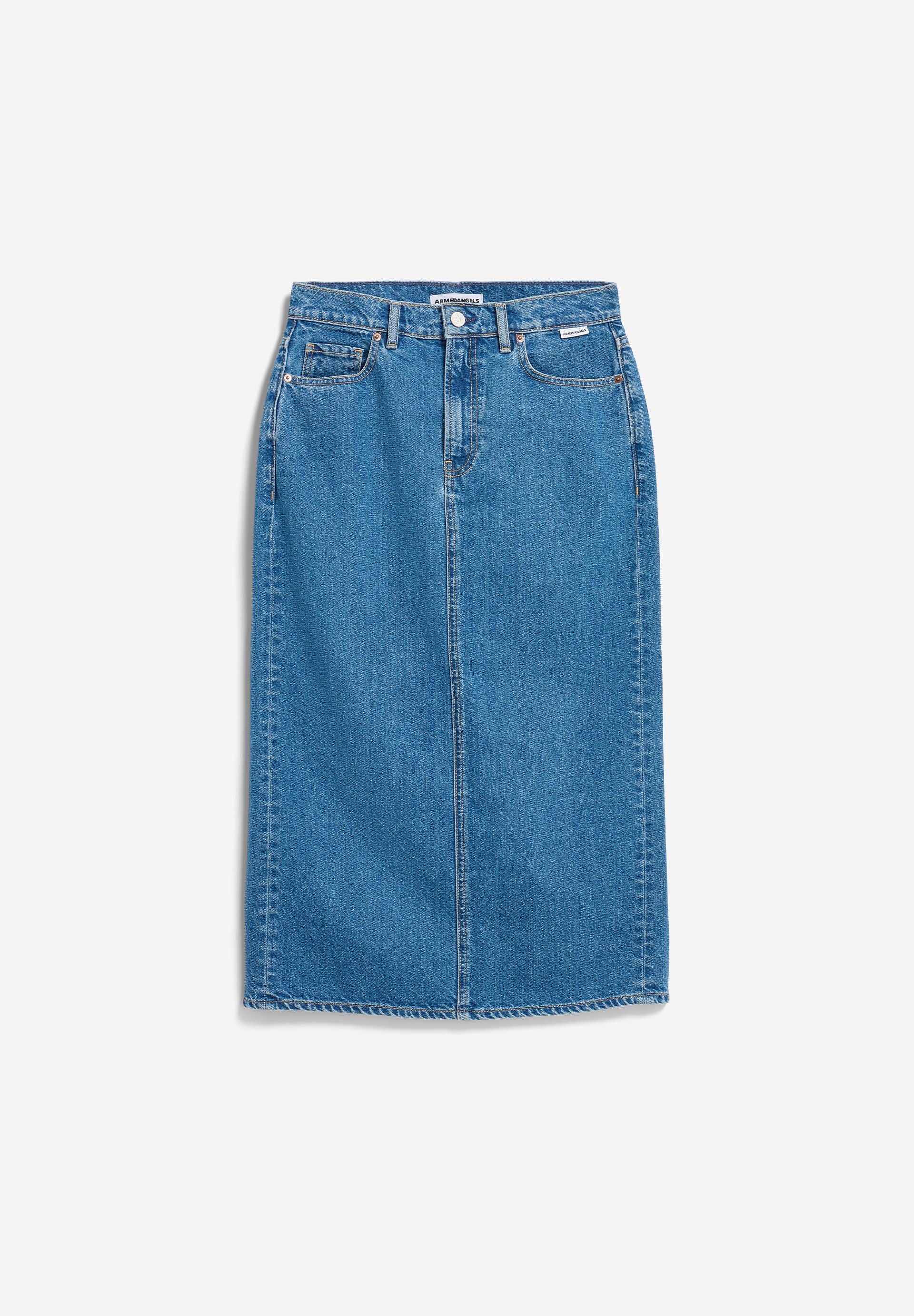 Rock KAALYKE DENIM MIDI SKIRT daydream | ARMEDANGELS