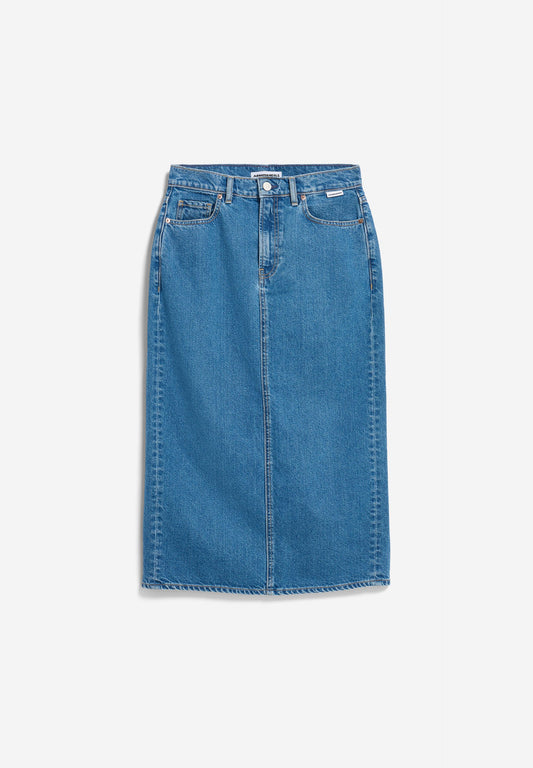 Rock KAALYKE DENIM MIDI SKIRT daydream | ARMEDANGELS