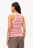Tank Top KANITAA STRIPES pink mist-mars red | ARMEDANGELS