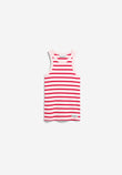 Tank Top KANITAA STRIPES pink mist-mars red | ARMEDANGELS