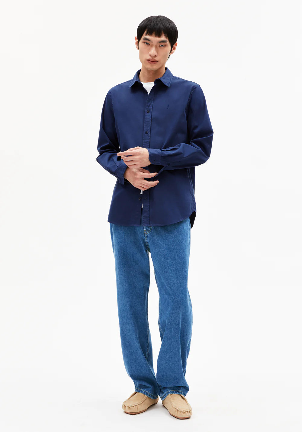 Hemd GIAALO OVERSHIRT blue noon | ARMEDANGELS