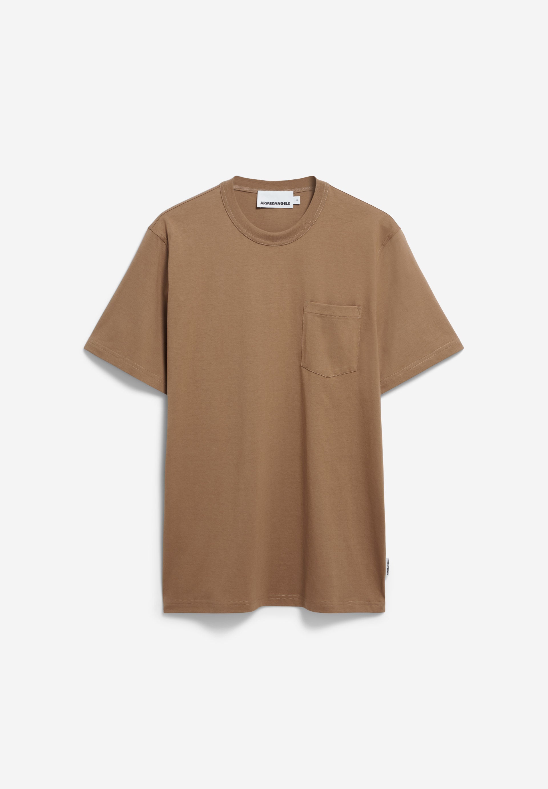 T-Shirt MAARKOS POCKET light oak | ARMEDANGELS