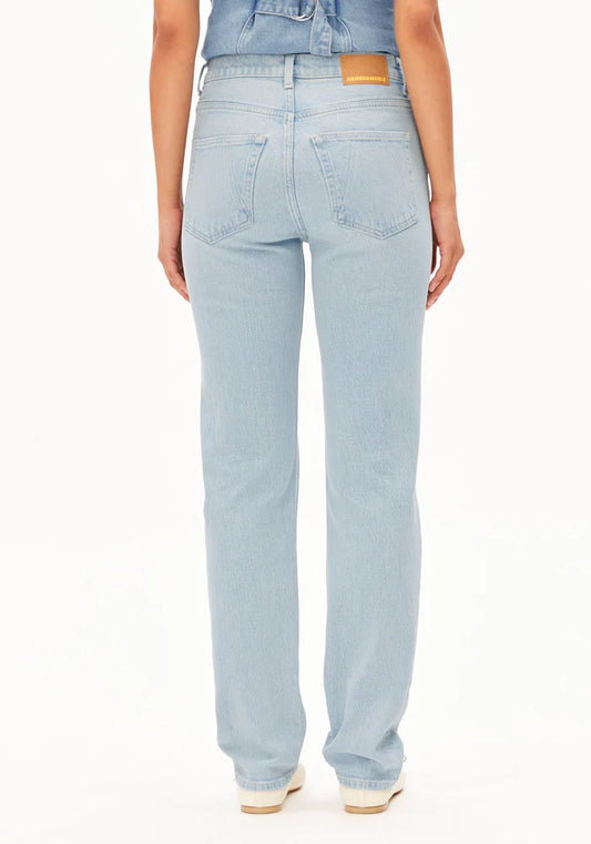 Jeans CARENAA MID STRAIGHT glacier | ARMEDANGELS