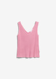 Stricktop LINEN BLEND KNIT TOP washed berry | ARMEDANGELS
