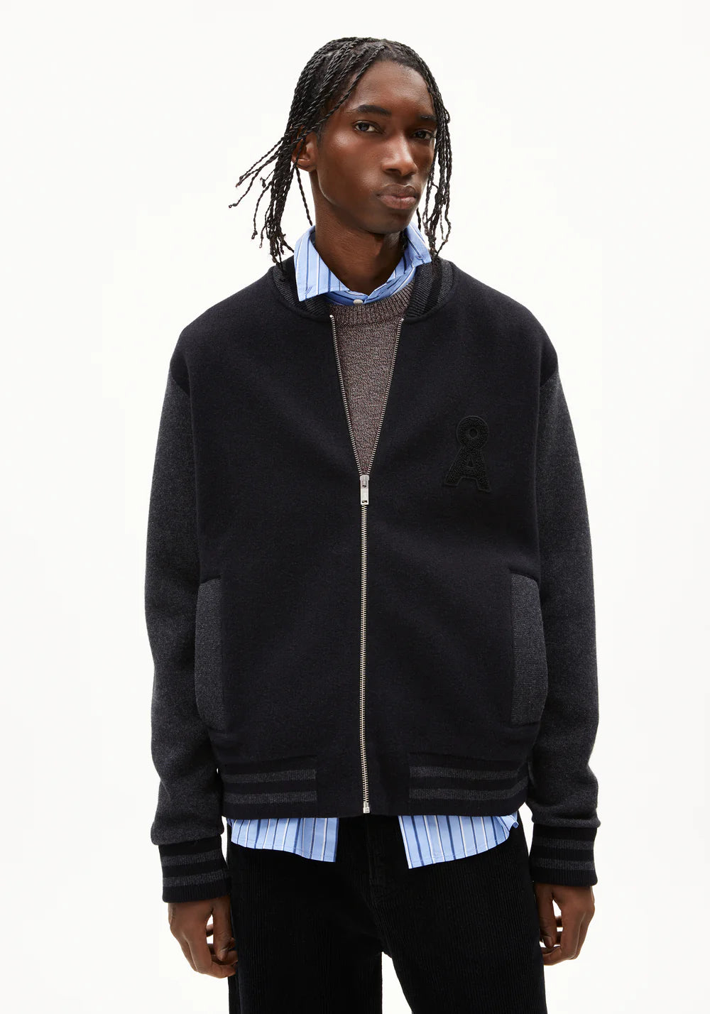 Jacke KEDAAWYAN black-steel melange  | ARMEDANGELS