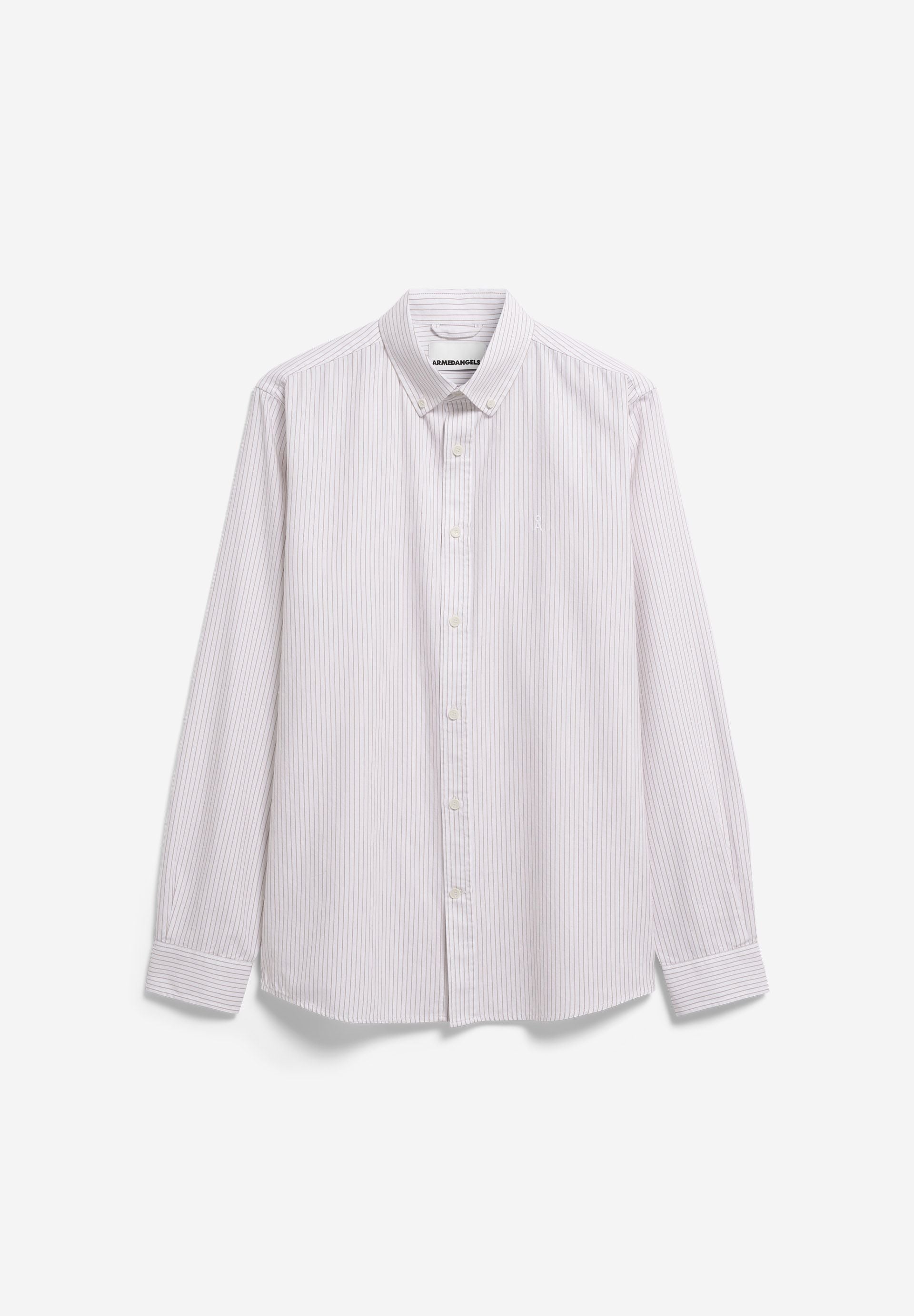 QUAASA STRIPE LONGSLEEVE SHIRT honey reed | ARMEDANGELS