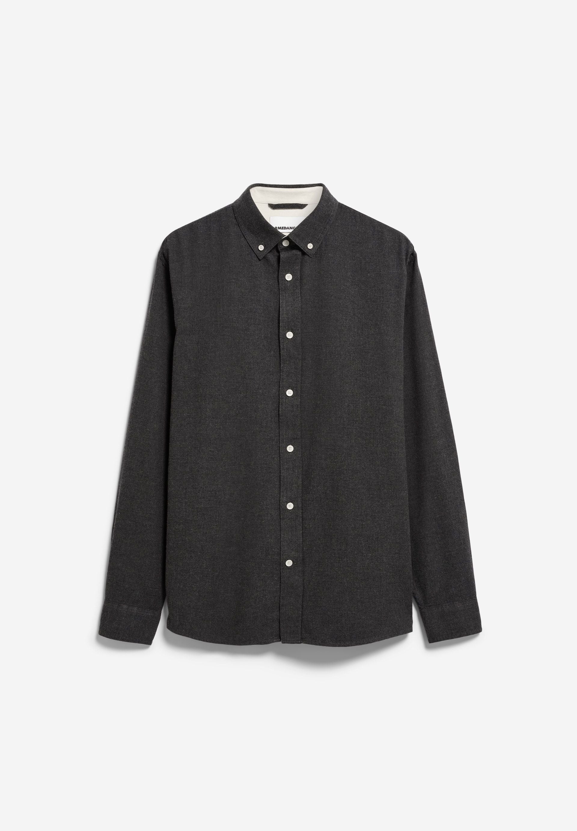 ARAAMO FLANNEL SHIRT anthrazit melange | ARMEDANGELS