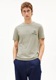 T-Shirt JAAMES DIFFERENCE light sage  | ARMEDANGELS