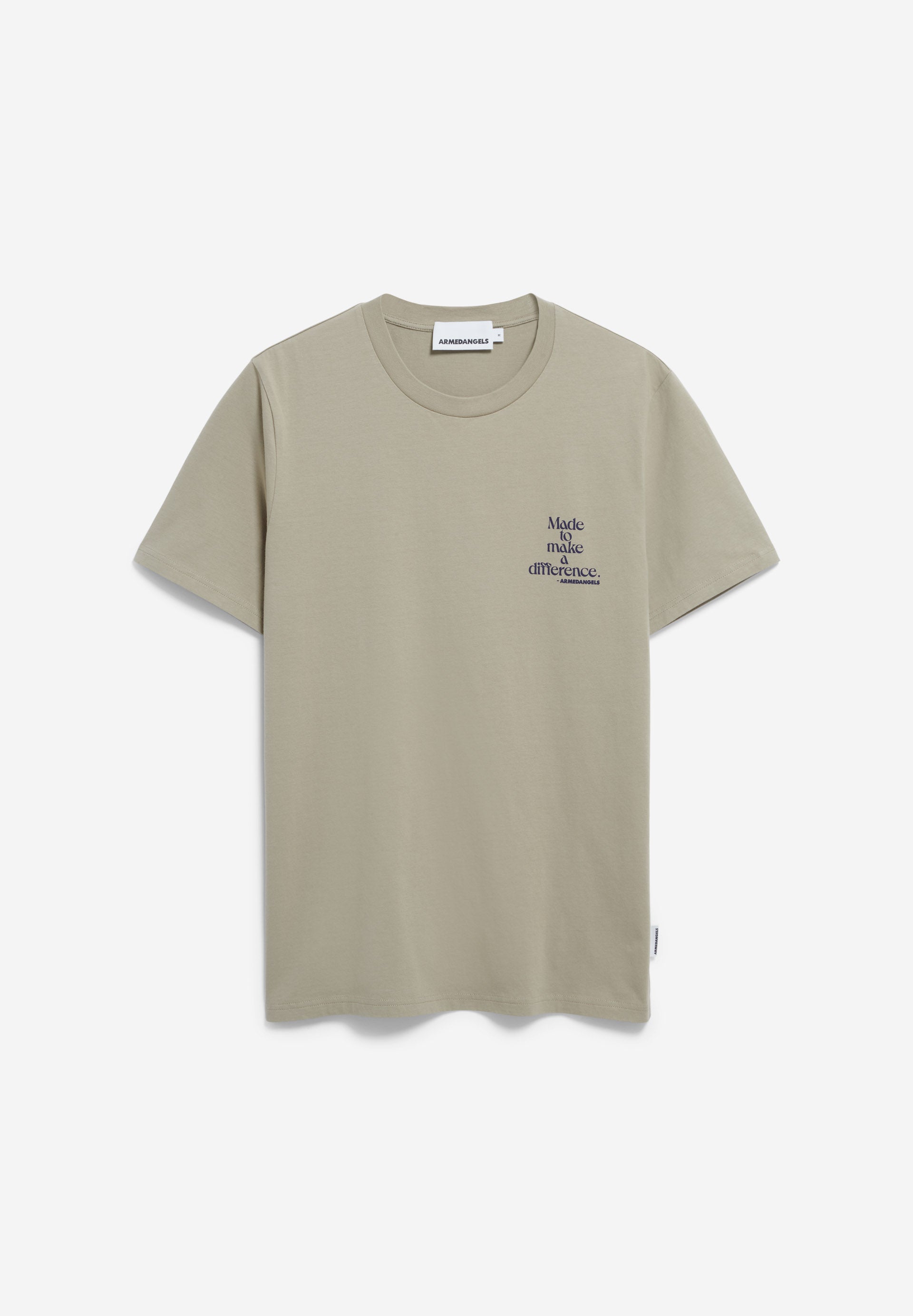T-Shirt JAAMES DIFFERENCE light sage  | ARMEDANGELS