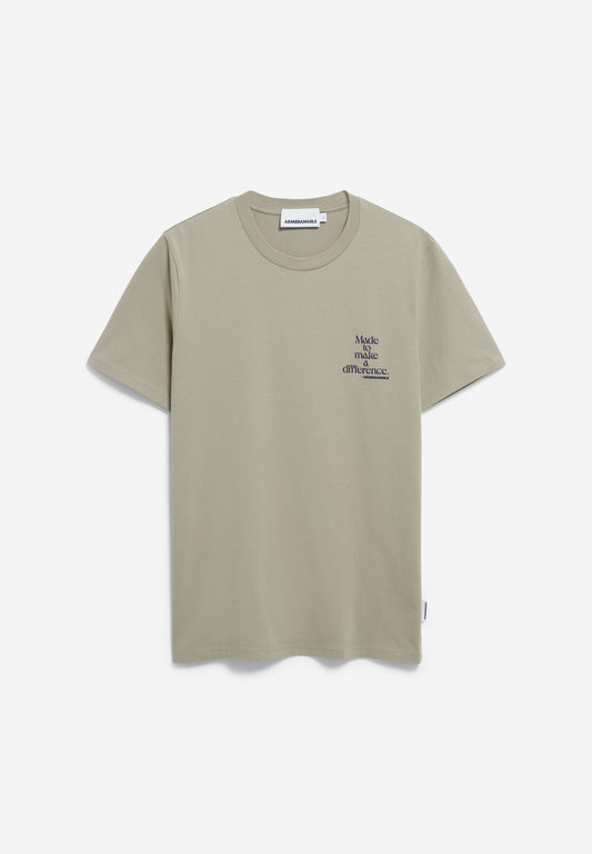 T-Shirt JAAMES DIFFERENCE light sage  | ARMEDANGELS