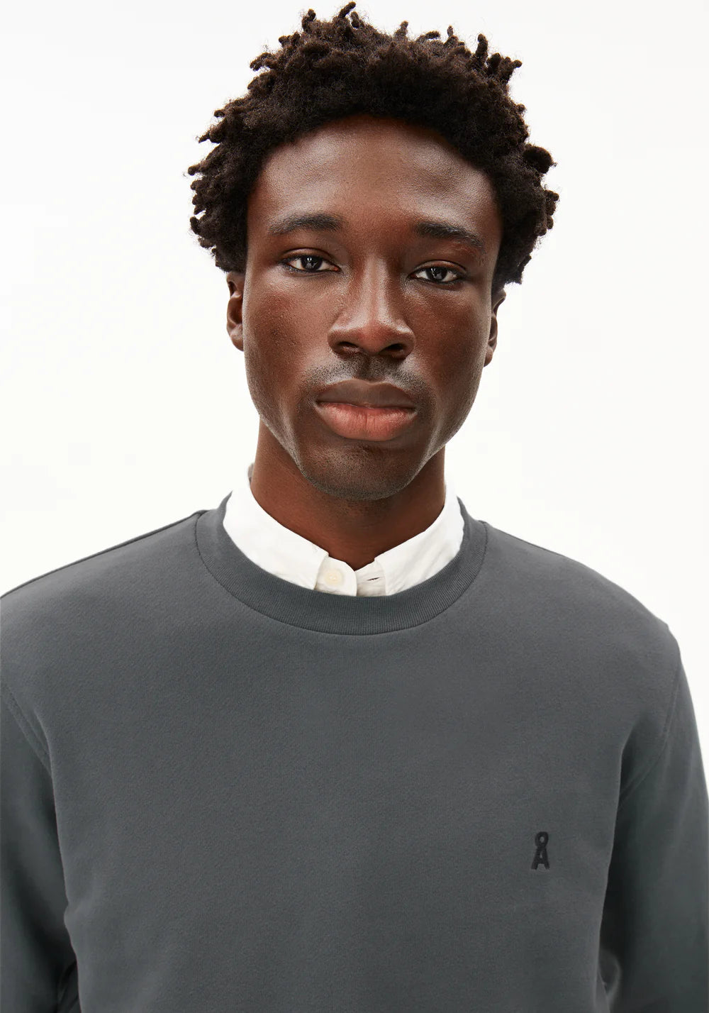 Sweatshirt BAARO FLEECE space steel | ARMEDANGELS