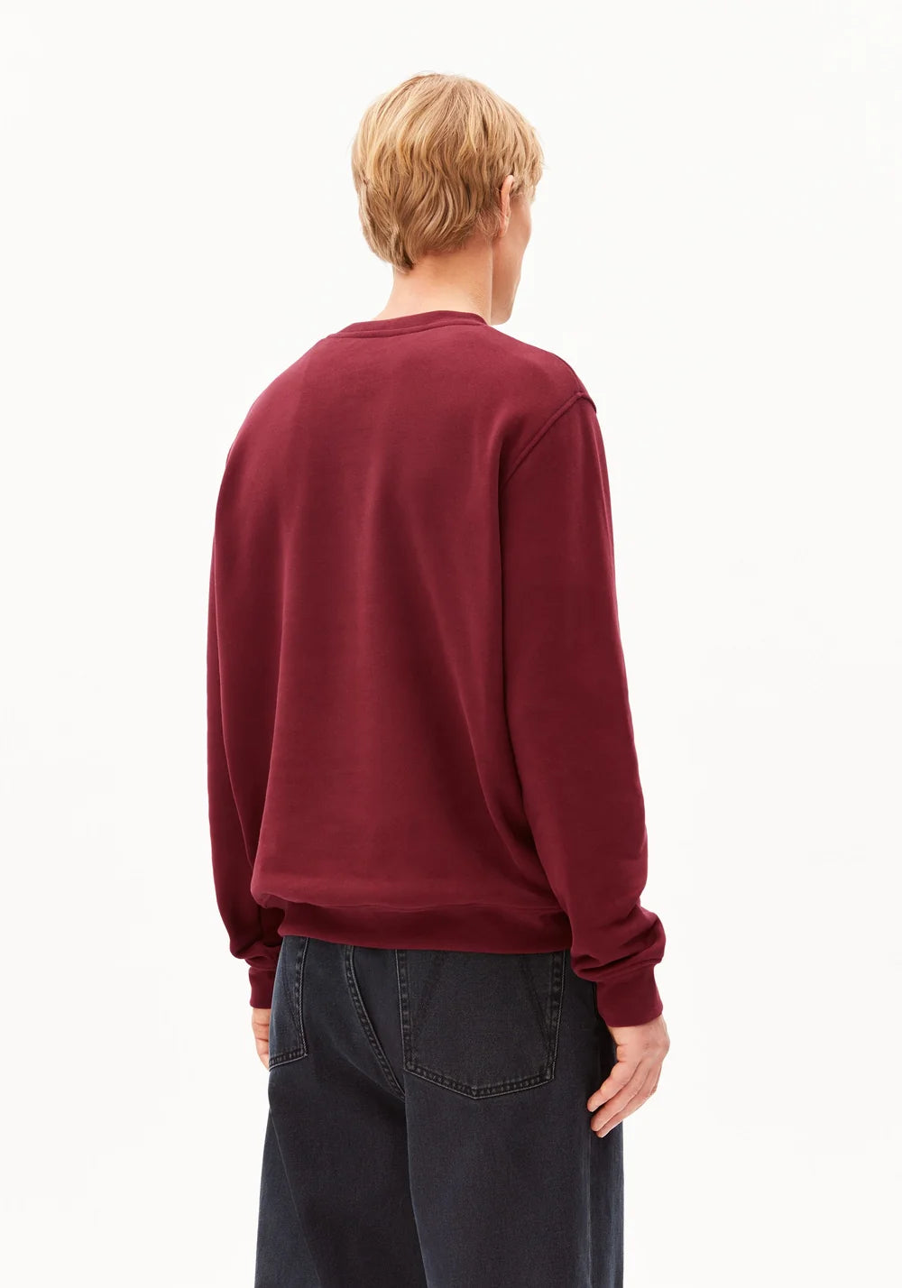 BAARO FLEECE SWEATSHIRT velvet red | ARMEDANGELS