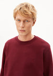 BAARO FLEECE SWEATSHIRT velvet red | ARMEDANGELS