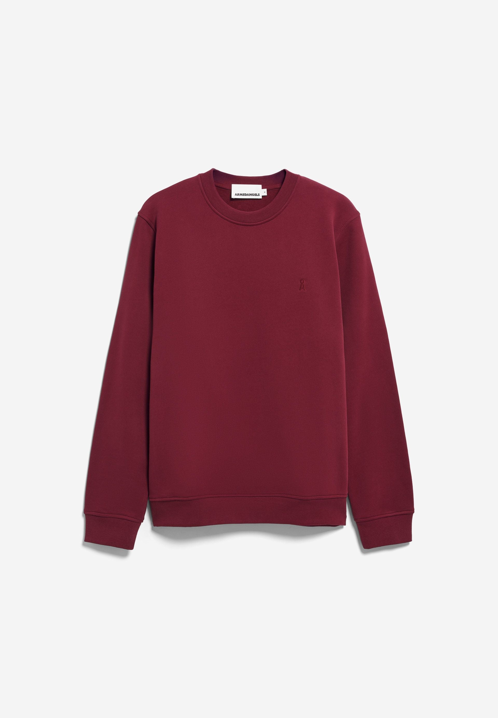 BAARO FLEECE SWEATSHIRT velvet red | ARMEDANGELS