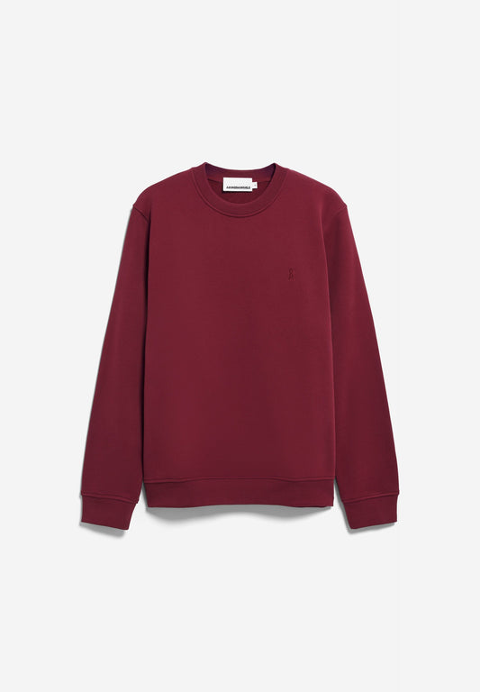 BAARO FLEECE SWEATSHIRT velvet red | ARMEDANGELS