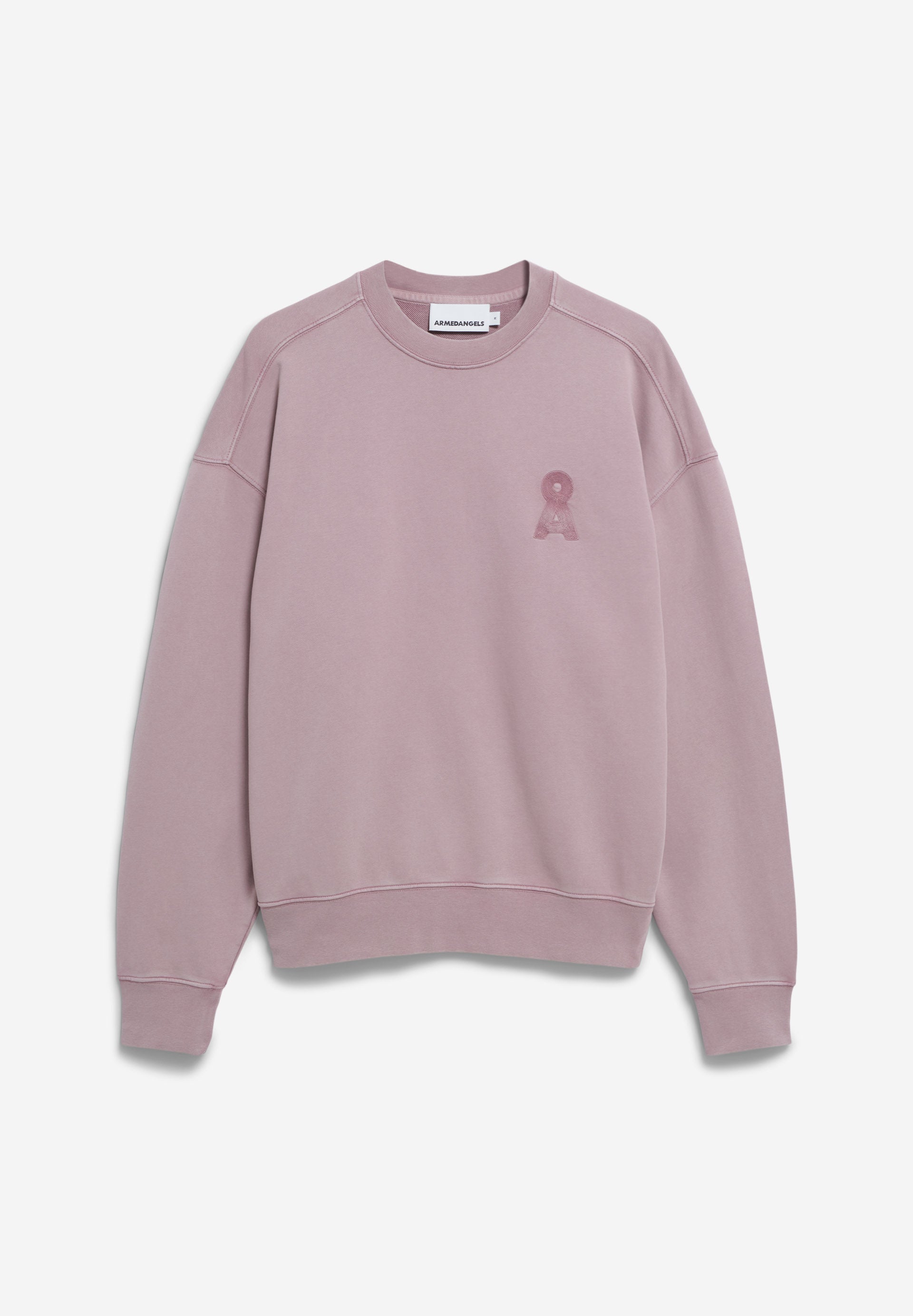 Sweatshirt ICONIC Å EMAAL GMT DYE light grape washed | ARMEDANGELS
