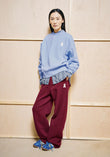 ICONIC Å ALIZAA SWEAT soft blue | ARMEDANGELS