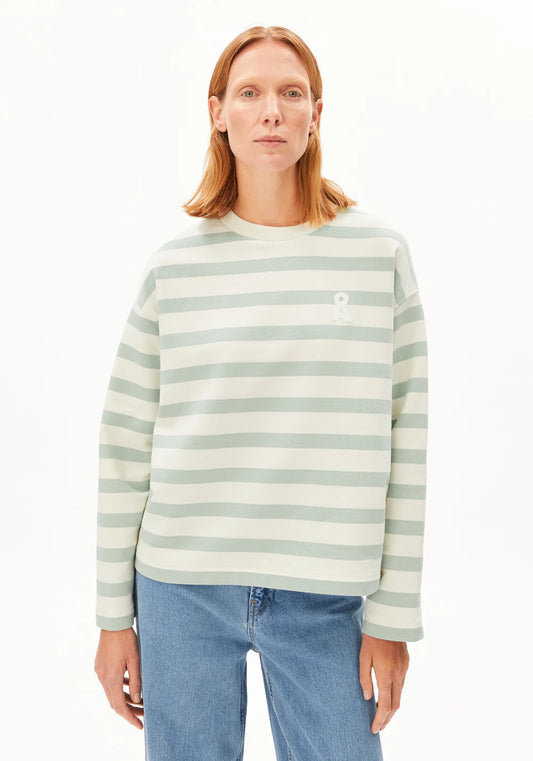 Sweatshirt ICONIC A FRANKAA BOLD undyed-foam | ARMEDANGELS